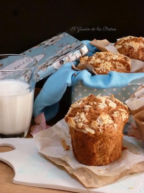 Magdalenas de Almendra con Claras de Huevo Magdalenas de Almendra con Claras de Huevo