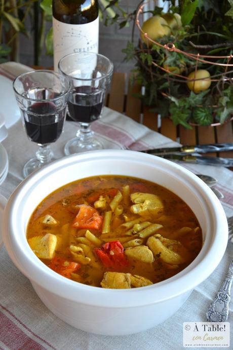 Cazuela de Macarrones Integrales con Pollo Cazuela de Macarrones Integrales con Pollo