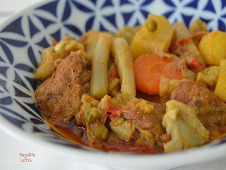 Menestra de verduras con carne