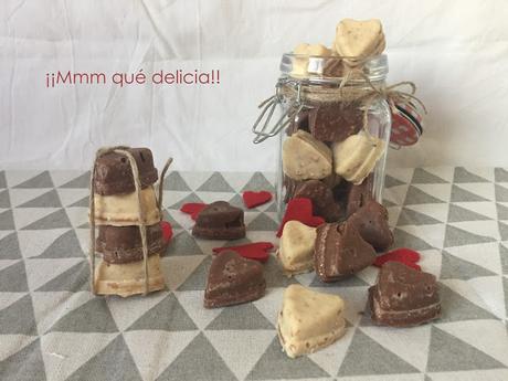 ROCAS DE CHOCOLATE PARA SAN VALENTÍN