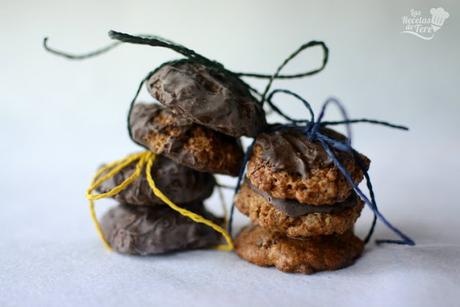 Galletas de muesli coco y cubierta de chocolate 03