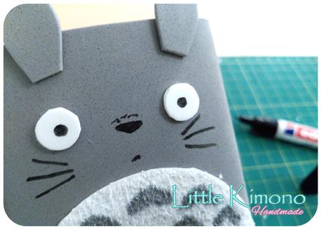 DIY Portalápices Totoro con Goma Eva x Little Kimono DIY Portalápices Totoro con Goma Eva