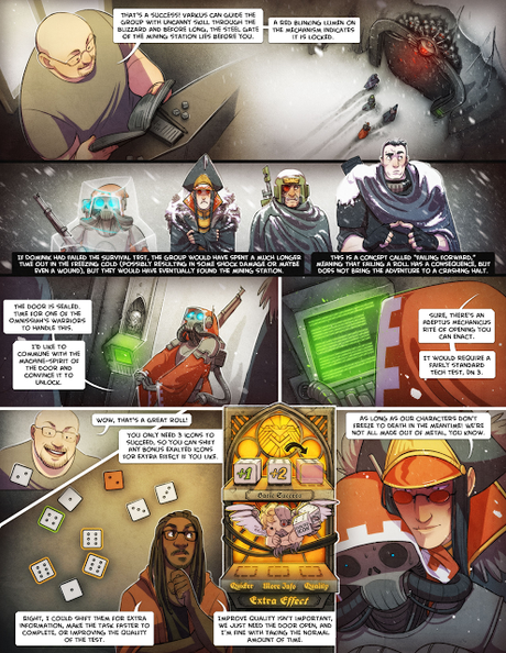 Un cómic de Kaiser, para explicar Wrath & Glory