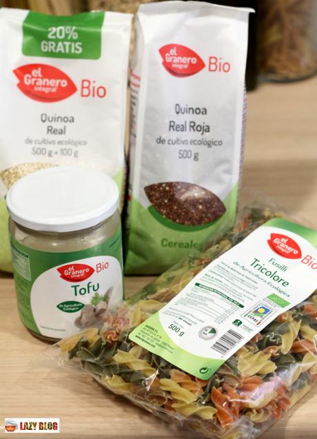 Sopa coreana con quinoa real roja y tofu Bio. Receta saludable