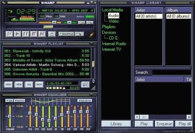 WinAMP totalmente funcional desde el navegador