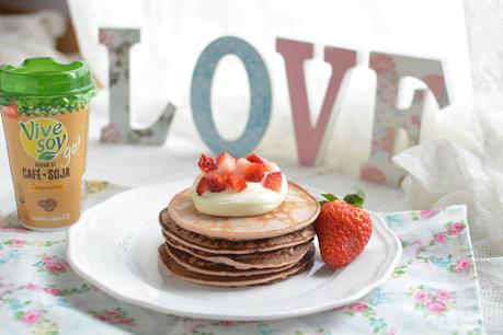 Tortitas de fresa con semillas de lino y chia sin gluten