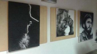 Inauguran en Roma muestra artística en honor a Fidel y el Che