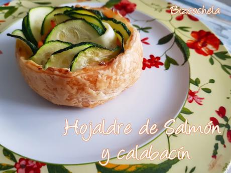 HOJALDRE DE SALMÓN Y CALABACÍN