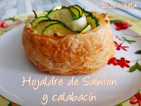 HOJALDRE DE SALMÓN Y CALABACÍN