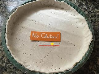 TARTA DE HOJALDRE RELLENA DE CREMA PASTELERA CON PEPITAS DE CHOCOLATE SIN GLUTEN