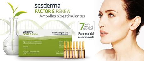 Las ampollas bioestimulantes “Factor G Renew” de SESDERMA – 7 beneficios para nuestra piel