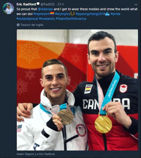 Atletas abiertamente gay ganan medallas en las Olimpiadas de Invierno 2018 Atletas abiertamente gay ganan medallas en las Olimpiadas de Invierno 2018