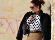 Polka dots blouse