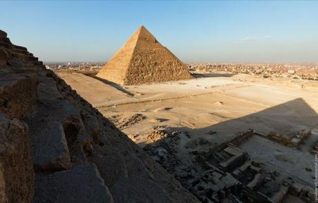 Increíbles imágenes (prohibidas) de la parte superior de la Gran Pirámide de Giza