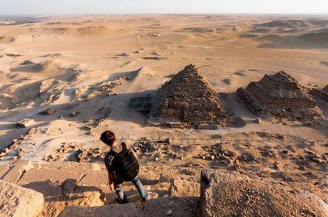 Increíbles imágenes (prohibidas) de la parte superior de la Gran Pirámide de Giza