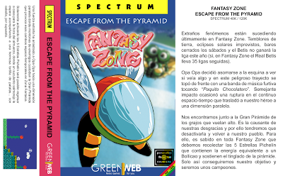 Las navecitas de Sega visitan el Spectrum en 'Fantasy Zone Escape From the Pyramid' Las navecitas de Sega visitan el Spectrum en 'Fantasy Zone Escape From the Pyramid'