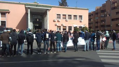 Nuevo aplazamiento del juicio a los estudiantes saharauis en Marrakech Nuevo aplazamiento del juicio a los estudiantes saharauis en Marrakech
