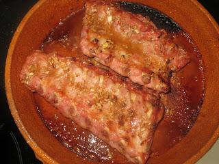 COSTILLAS DE CERDO CON COCA COLA Y SOPA DE CEBOLLA