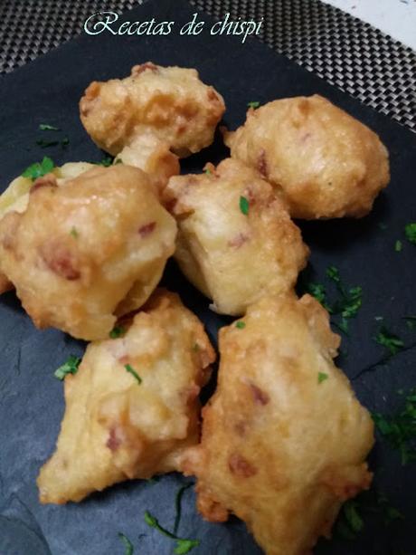 BUÑUELOS DE JAMÓN