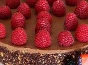 Cheesecake Chocolate Vegano Frambuesas