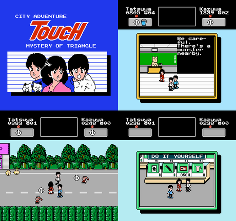 City Adventure Touch: Mystery of Triangle de Nintendo Famicom traducido al inglés