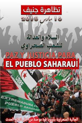 La sociedad civil saharaui en Europa invita a participar en la manifestación que se organizará en Ginebra (Suiza) La sociedad civil saharaui en Europa invita a participar en la manifestación que se organizará en Ginebra (Suiza)