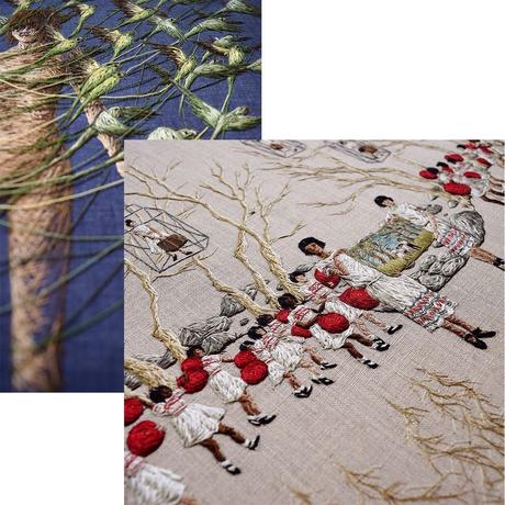 Michelle Kingdon: el arte del bordado
