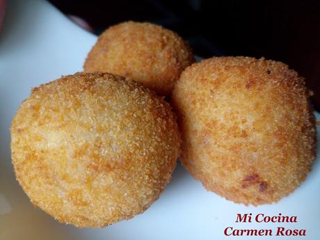 CROQUETAS DE BOLETUS CON JAMON CROQUETAS DE BOLETUS CON JAMON