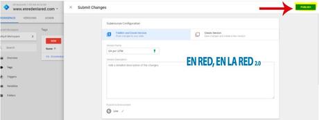Publicando un Tag en Google Tag Manager