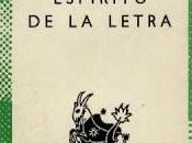 Espíritu letra