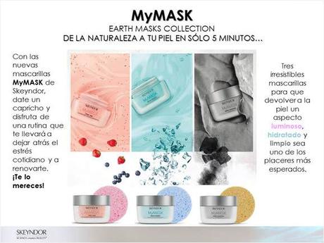 Mascarillas Skeyndor, MyMask alivia tus tensiones diarias