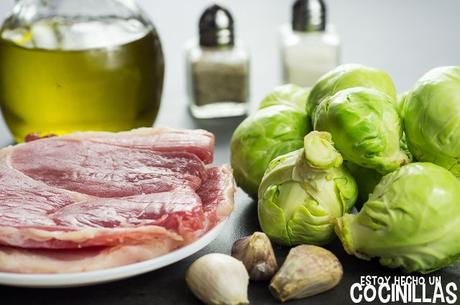 Receta de coles de bruselas con jamón Receta de coles de bruselas con jamón