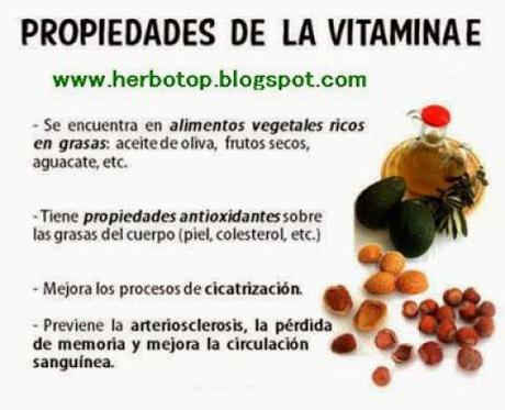 Vitamina E: propiedades, beneficios y contraindicaciones