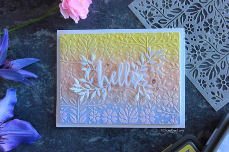 Distress Oxide Inks + Stencils (TWO ways)