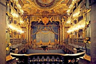 Teatro de la ópera de los Margraves de Bayreuth.