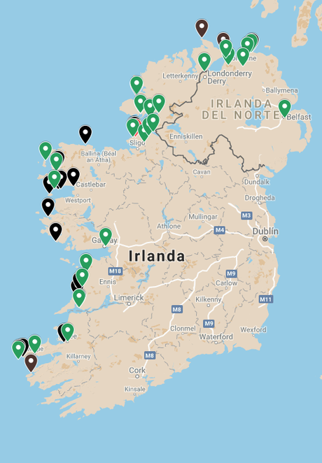 El Mapa de la Armada Invencible en Irlanda El Mapa de la Armada Invencible en Irlanda