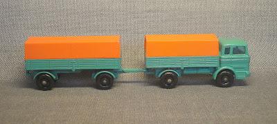 Camión y acoplado de Matchbox Camión y acoplado de Matchbox