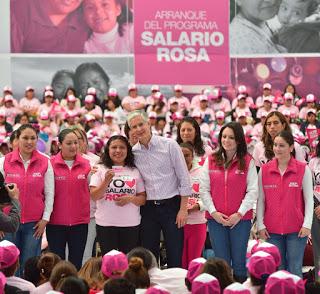 ASEGURA ALFREDO DEL MAZO QUE EL SALARIO ROSA ES PARA IMPULSAR EL DESARROLLO DE LAS AMAS DE CASA