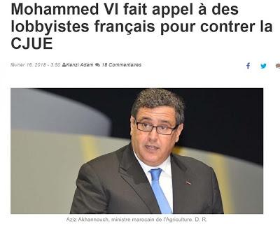 Mohammed VI usa cabilderos franceses para contrarrestar el TJUE sobre la anulación de los acuerdos de pesca