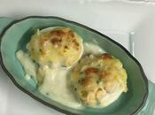 Huevos Rellenos Salmón Puerro Bechamel