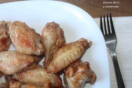 ALITAS DE POLLO AL HORNO CON SOJA Y JENGIBRE