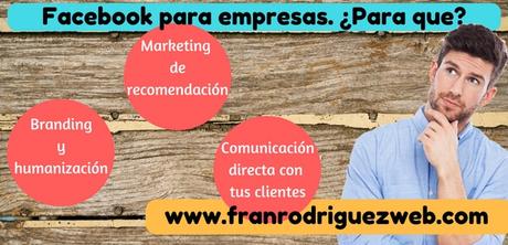 Facebook para empresas. Guía para crear la página de tu negocio gratis.