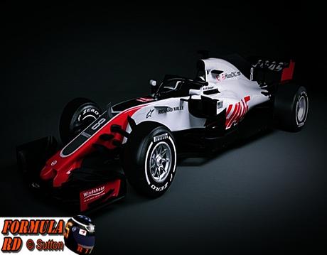 El equipo Haas presenta el VF-18, su contendiente para la temporada 2018 de F1