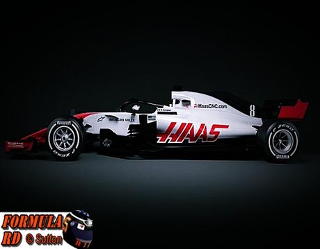 El equipo Haas presenta el VF-18, su contendiente para la temporada 2018 de F1