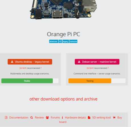 Servidor para impresora 3d con Orange Pi PC