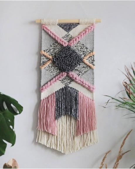 woven wall hanging tapiz