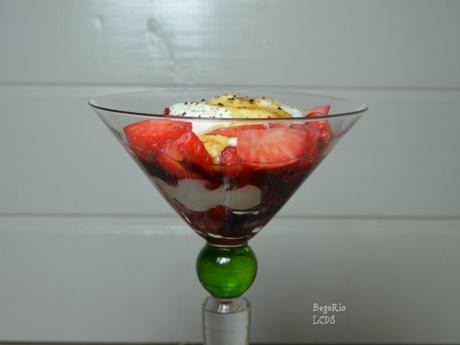 Fresas al Pedro Ximénez