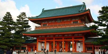 Santuario de Heian en Japón Santuario de Heian en Japón