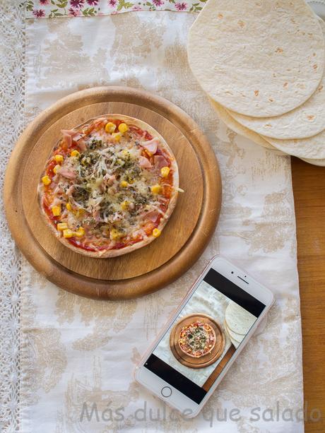 Pizzas con tortillas mexicanas. Vídeo Receta Pizzas con tortillas mexicanas. Vídeo Receta