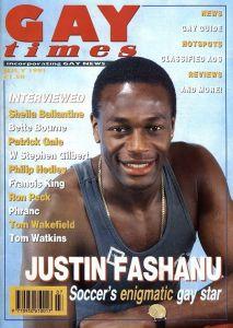 Justin Fashanu, primer futbolista profesional abiertamente homosexual.
